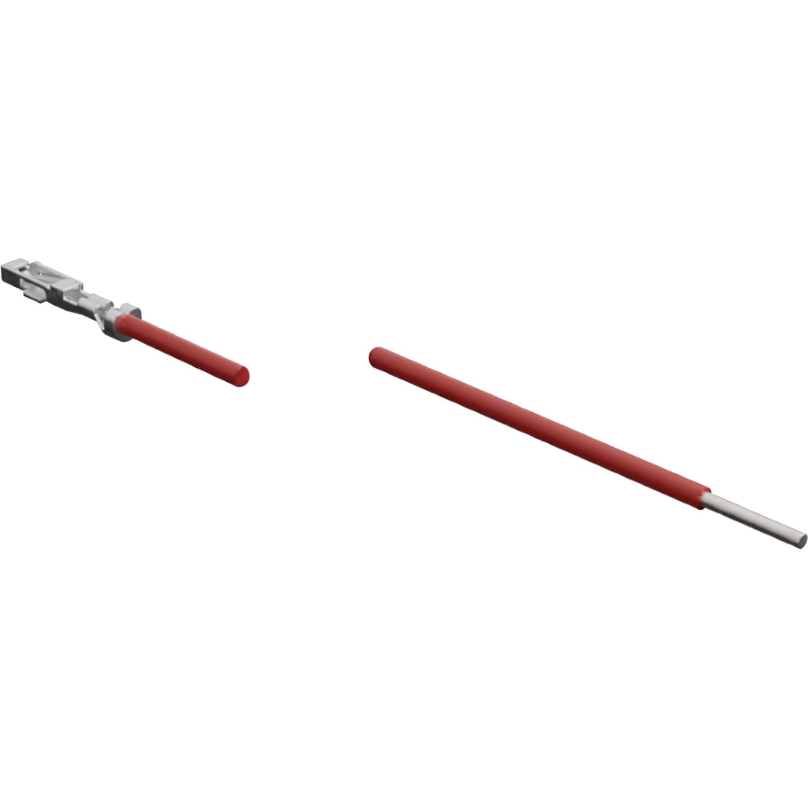 Molex-2174912104 Andere Kabelbaugruppen Cable Assembly UL 10002 0.3m 26AWG Terminal 1 POS F Crimp iGrid Bag