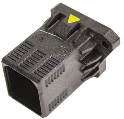 HARTING-09574110501201 Einzeladersteckverbinder, Gehäuse Conn Housing RCP Crimp ST Panel Mount Black