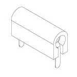 Conn Test Jack F 2 POS Solder RA Thru-Hole 1 Port