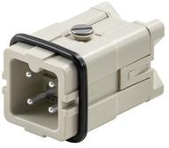 Weidmuller-1498100000 Steckverbinder, rechteckig Conn Rectangular M 3 POS Screw ST Cable Mount