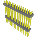 Conn Board Stacker HDR 30 POS 2.54mm Solder ST Top Entry Thru-Hole Bulk