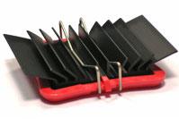 Advanced Thermal Solutions-ATS-51270D-C1-R0 Disipador de calor Heat Sink Passive BGA Spread Clip Aluminum 7.99°C/W Black Anodized