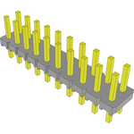 Conn Unshrouded Header HDR 20 POS 2.54mm Solder ST Thru-Hole Bulk