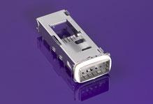 Molex-74750-0025 Steckverbinderzubehör Connector Accessories QSFP Cage Right Angle Tray