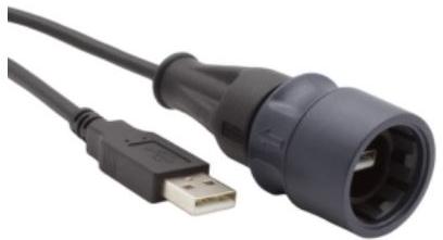 Bulgin Components PLC-PXP6040/AA/5M00 USB Kabelbaugruppen Cable Assembly 5m USB 2.0 Type A to USB 2.0 Type A 4 to 4 POS PL-PL 20AWG/28AWG