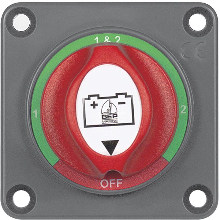 BEP Marine-701S-B-PM Battery Management ICs Mini Battery Selector Switch, 200A Continuous