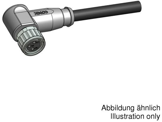 CONEC-42-10023 Andere Kabelbaugruppen Female connector M8x1 angled