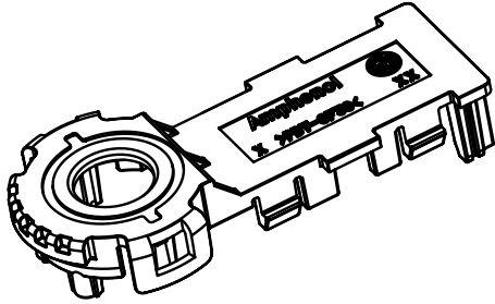 Amphenol-C380G09241E3L Connector Accessories Connector Accessories Cover Straight Glass Filled Polybutylene Terephthalate Black RADSOK®