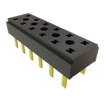 Conn Socket Strip SKT 12 POS 2mm Solder ST Top Entry Thru-Hole TIGER CLAW™ Tube