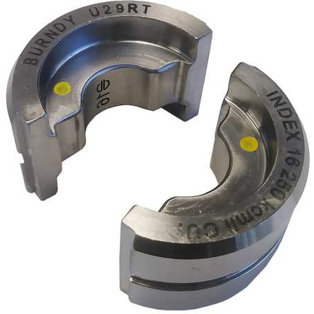 BURNDY-U29RT Tools Other Stainless Steel U Die, Yellow, Index 16