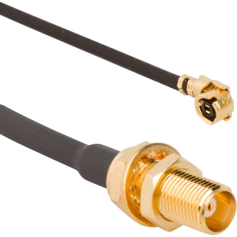 Amphenol-095-900-557-100 Kabelbaugruppen Koaxial Cable Assembly 1.13mm Cable 0.1m MMCX to AMC F-PL Bag