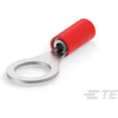 TE Connectivity-31895 Steckverbinderanschlüsse PIDG Ring Tongue Terminal 16-22AWG Copper Red 27.38mm Tin Loose