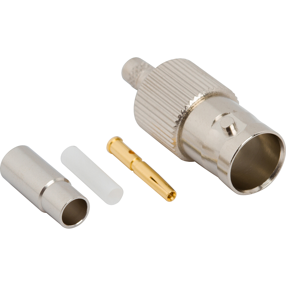 Amphenol RF-112638 射频连接器 Conn BNC 0Hz to 4GHz 75Ohm Crimp ST Cable Mount F Gold