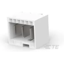 TE Connectivity-9-2232044-3 Piastre connettori e prese PCB Conn Shrouded Header (4 Sides) HDR 3 POS 5mm Solder ST Top Entry Thru-Hole Loose