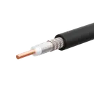 HUBER+SUHNER-SPUMA_400-FR-01 Cable coaxial Coaxial Cable Foil/Braid Foam Polyethylene 10.35mm 1600VAC Black