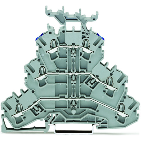 WAGO-2002-3233 Blocchi terminali connettore Conn Terminal Block 6 POS Spring Clamp T DIN Rail 20A Box