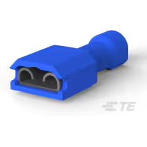 TE Connectivity-3-520117-2 Terminali connettore Quick Disconnect Terminal 14-16AWG Phosphor Bronze Blue F 21.71mm Tin Carton/Loose