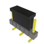 Conn Unshrouded Header HDR 6 POS 2.54mm Solder ST Top Entry SMD T/R