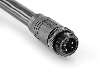 Amphenol-P29016-M10 Cable Assembly AC Power 10m 14AWG M22 Circular 4 POS F