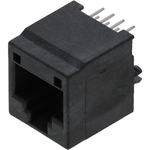 Conn RJ-11 F 8 POS 2.54mm Solder ST Thru-Hole 8 Terminal 1 Port Cat 3 Tray