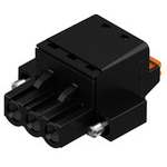 Conn Plug-in Terminal Block F 3 POS 5.08mm Push-In Spring ST Panel Mount 18.5A Box