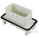 Conn Shrouded Header (4 Sides) HDR 23 POS 4mm Solder ST Thru-Hole Automotive Tray