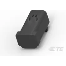 TE Connectivity-2040594-4 Connector Accessories Connector Accessories Cap Straight Glass Filled Thermoplastic Black Box