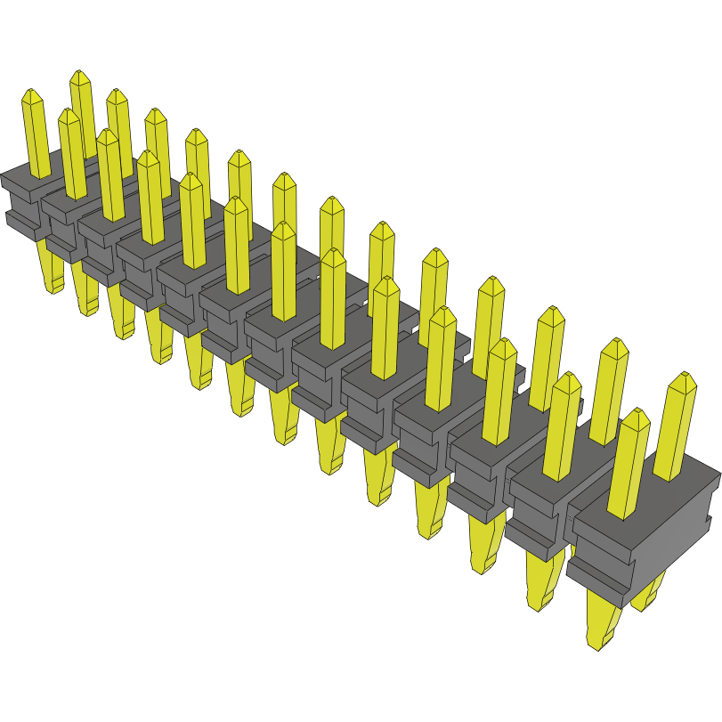 Samtec-PTT-113-01-S-D Cabezales del conector y receptáculos PCB Conn Unshrouded Header HDR 26 POS 2mm Press Fit ST Thru-Hole Tube