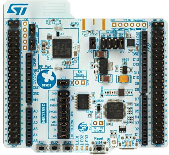 STMicroelectronics-NUCLEO-WB15CC Cartes et kits de développement RF/sans fil STM32WB Combo Wireless Modules Development Board