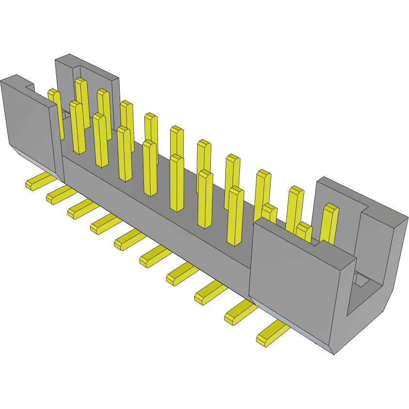 Samtec-TSH-110-01-G-DV-A Steckverbinderleisten und Leiterplattenbuchsen Conn Shrouded Header (3 Sides) HDR 20 POS 2mm Solder ST SMD Tube