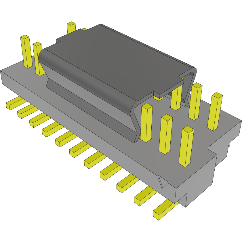 Samtec-BKT-121-01-F-V-P Steckverbinderleisten und Leiterplattenbuchsen Conn Unshrouded Header HDR 21 POS 1mm Solder ST SMD Tube