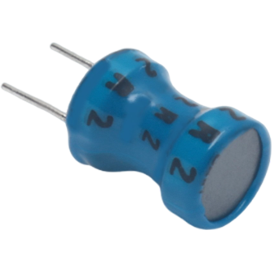 KEMET Corporation-UPIN1220132000 Induktor verbleit Power Choke Unshielded Wirewound 22uH 20% 10KHz Ferrite 1.8A 0.13Ohm DCR RDL Bulk