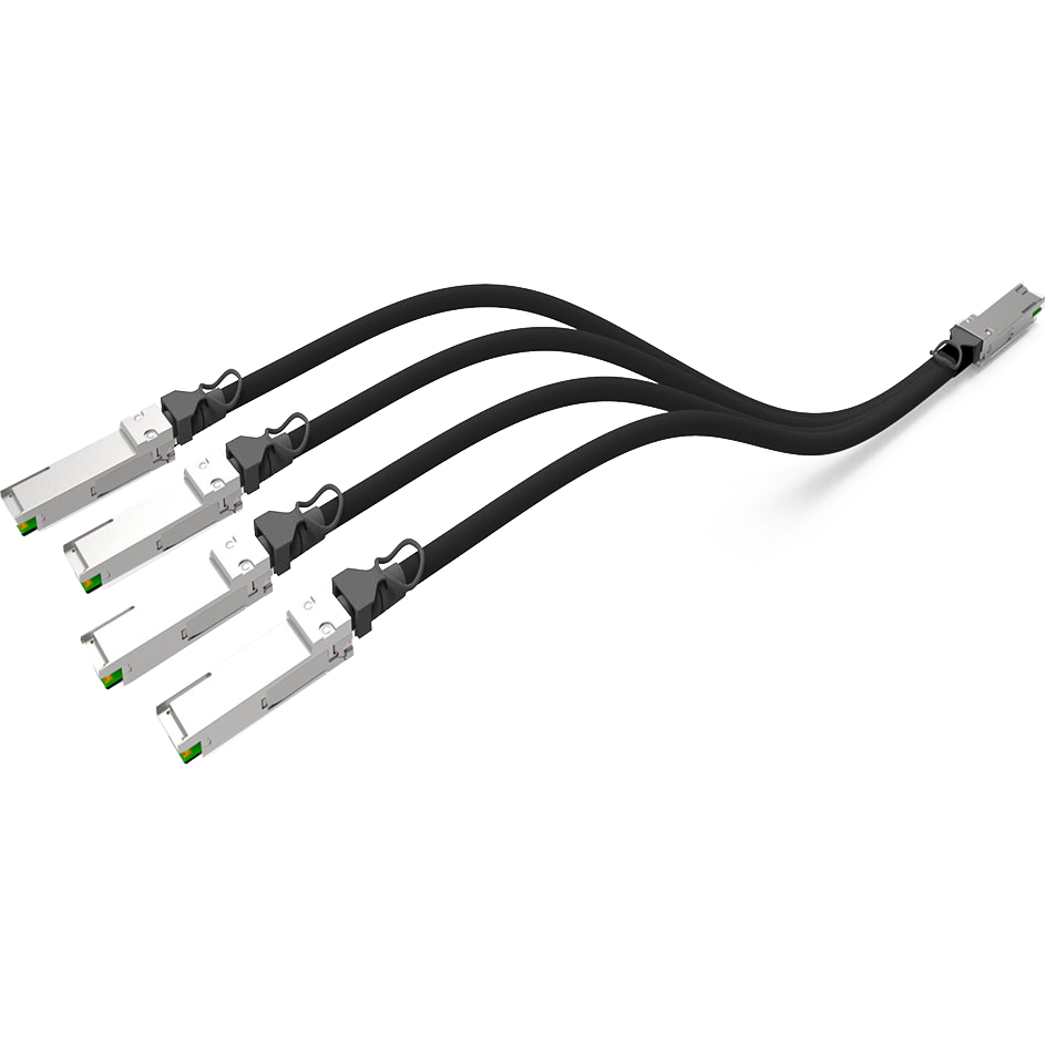 Molex-2065663020 Andere Kabelbaugruppen QSFP DD to 4 QSFP56 zQSFP+ Passive Cable Assembly 56 Gbps 28 AWG 2.0m Length