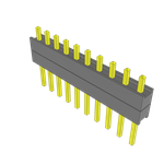 Conn Board Stacker HDR 10 POS 2.54mm Solder ST Top Entry Thru-Hole Bulk