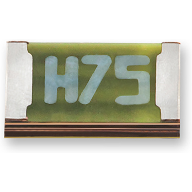 Littelfuse-RF1604-000 PTC, rückstellbare Sicherung PTC Resettable Fuse 0.75A(hold) 2A(trip) 6VDC 10A 1.1W 0.1s 0.1Ohm SMD Solder Pad 1206 T/R