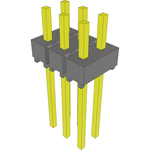 Conn Unshrouded Header HDR 6 POS 2.54mm Solder ST Top Entry Thru-Hole Bulk