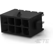 TE Connectivity-3-794631-8 Cabezales del conector y receptáculos PCB Conn Shrouded Header (4 Sides) HDR 8Power POS 3mm Solder ST Thru-Hole Tray