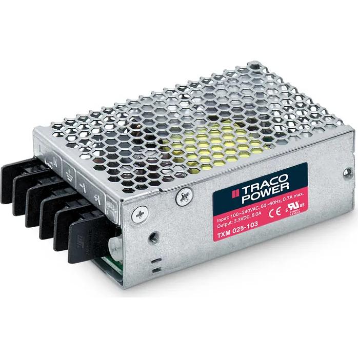 TRACO Electronic AG-TXM 025-124 Alimentazione da CA a CC AC/DC Power Supply Single-OUT 24V 1.1A 26W 5-Pin
