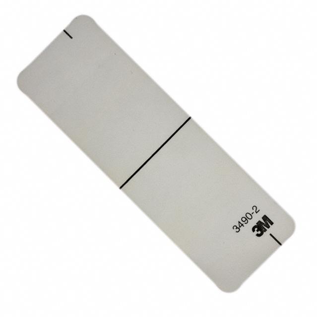 3M-3490-2 Steckverbinderzubehör Connector Accessories Pull Tab Straight Polyester White