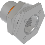 Samtec-ACRK-16-02-G-T-C-P-1 Steckverbinder, rund IP68 Sealed Circular Receptacle Panel Assembly, 16 mm Shell, Field Termination Kit