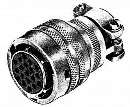 Amphenol-45106RC2039S50 Steckverbinder, rund Conn Circular SKT 39 POS Crimp ST Cable Mount 39 Terminal 1 Port
