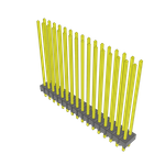 Conn Unshrouded Header HDR 32 POS 2.54mm Solder ST Top Entry Thru-Hole Bulk