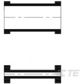 TE Connectivity-202W302-25-0 Ajuste de calor Heat Shrink Tubing ST Modified Elastomer Black