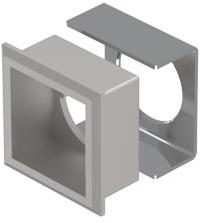 EAO-61-9930.4 Schalterzubehör Switch Access Square Front Bezel Set Push Button Switch