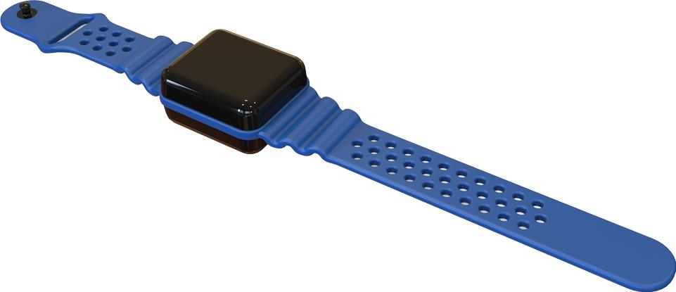 Serpac Electronic Enclosures-BW28ABKASBL  Black Polycarbonate Wrist Enclosure with Blue Band	 <h4><strong>CALIFORNIA&nbsp;PROPOSITION</strong> ⚠️<strong>65&nbsp;WARNING</strong>⚠️</h4>