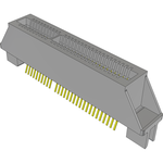 Conn Card Edge SKT 60 POS 1mm Solder ST Edge Mount T/R
