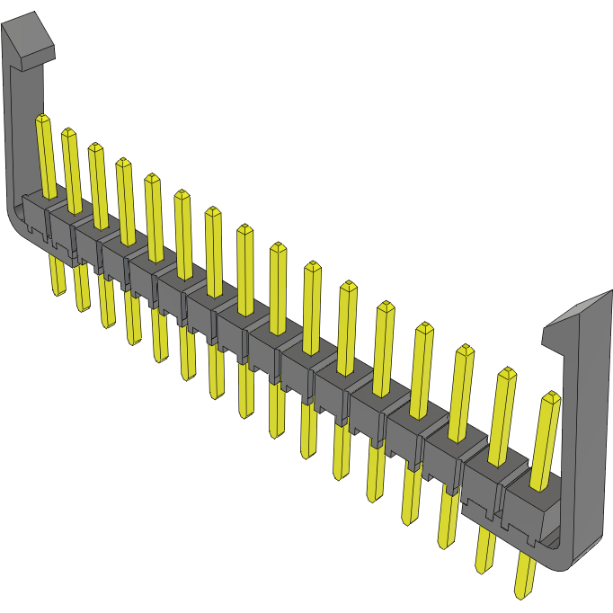 Samtec-TSW-116-08-T-S-LC Connector Headers and PCB Receptacles Conn Unshrouded Header HDR 16 POS 2.54mm Solder ST Top Entry Thru-Hole Bulk