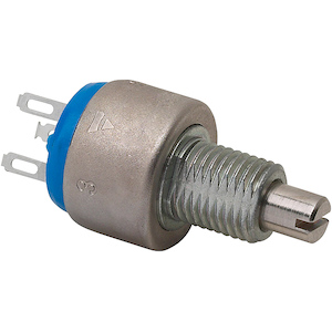 Vishay-P13NFK222MAB10E Widerstandstrimmern, Potenziometern und Regelwiderstande Res Cermet POT 2.2K Ohm 20% 1.5W 1(Elec)/1(Mech)Turns 6mm (16 X 41mm) Solder Lug Panel Mount Bulk