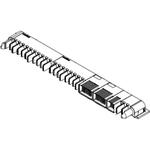 Conn Wire to Board HDR 20Power/100Signal POS 2mm/5.5mm Press Fit RA Thru-Hole Tray