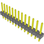 Conn Unshrouded Header HDR 13 POS 2.54mm Solder ST Top Entry Thru-Hole Bulk